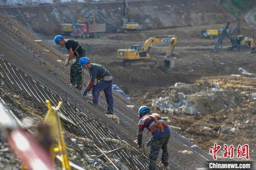 海南邁灣水利樞紐工程建設(shè) 大江截流 準(zhǔn)備就緒 圖